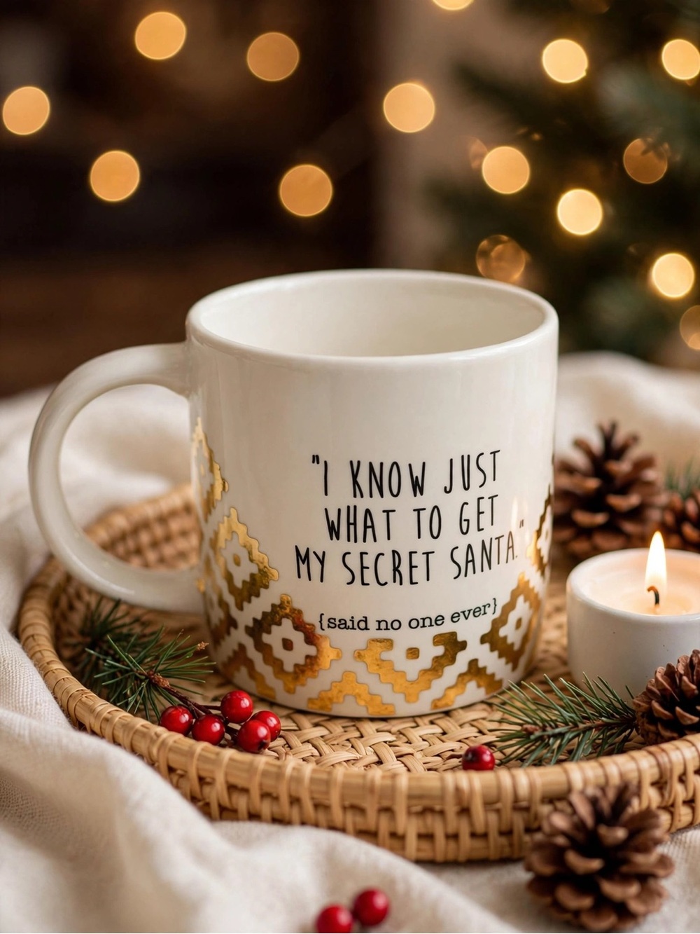 Grasslands Road Secret Santa Mug